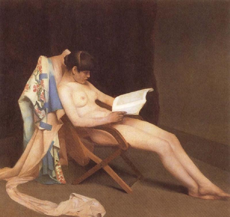 Theodore Roussel The Reading gril China oil painting art